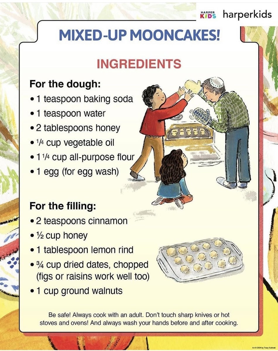 Mixed-Up Mooncakes recipe ingredients list