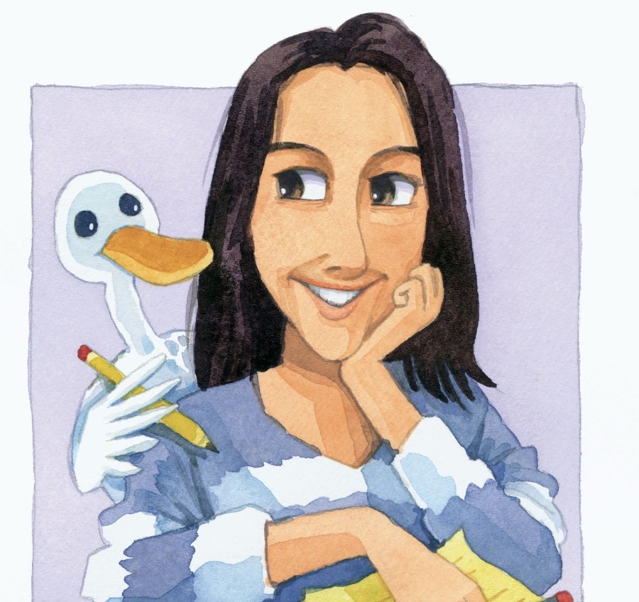 Illustrated portrait of Erica Lyons from Counting on Naamah