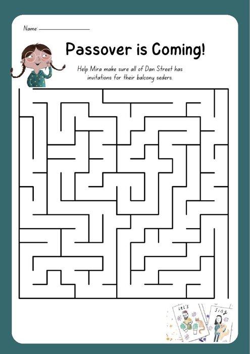 Passover is Coming! (Maze) thumbnail
