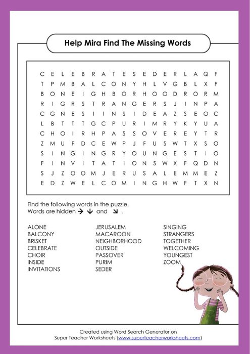 Help Mira Find the Missing Words (Word Search) thumbnail